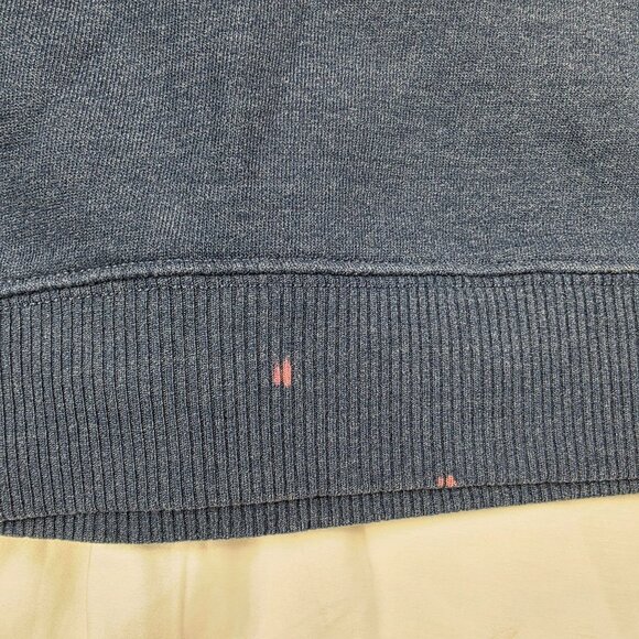 American Eagle Womens Large Blue Sweatshirt Eagle NYC Graphic Crewneck Casual - Picture 5 of 9